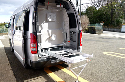 ペット火葬車の設備