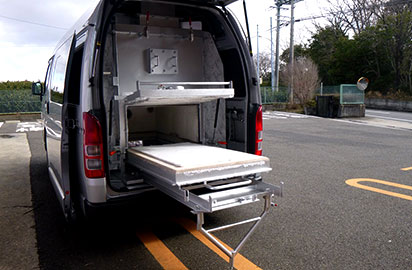 ペット火葬車の設備